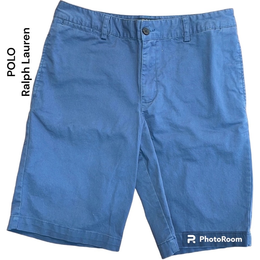POLO Ralph Lauren Boys Chino Shorts Blue size 18